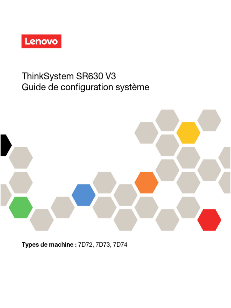 sr630 v3 System Configuration Guide | PDF | Serveur (Informatique) | USB