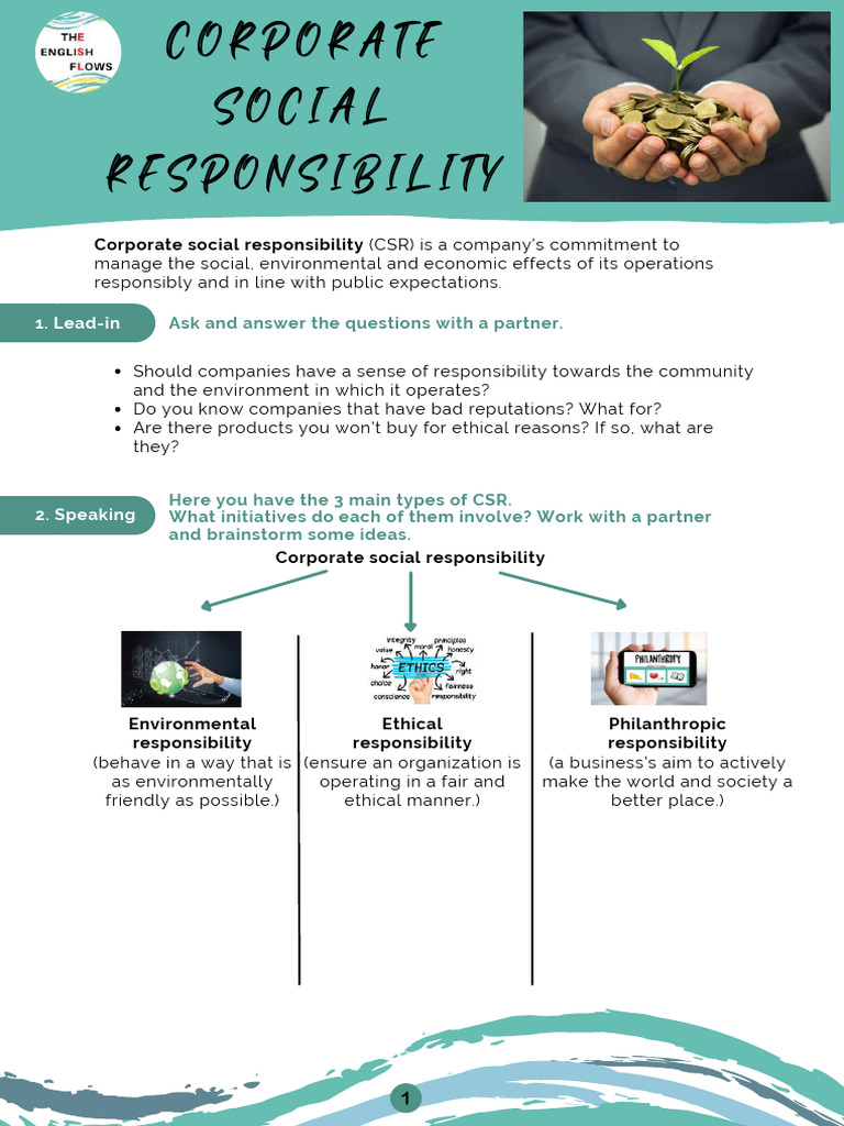 Corporate Social Responsibility SV | PDF | Corporate Social ...