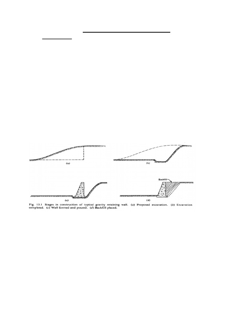 Lateral Earth Pressures in Retaining Walls | PDF | Friction | Mechanics