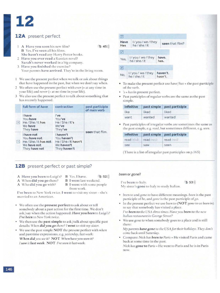 Understanding Present Perfect Tense | PDF | Grammar | Linguistics