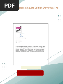Download Complete Practical C Programming 2nd Edition Steve Oualline PDF for All Chapters