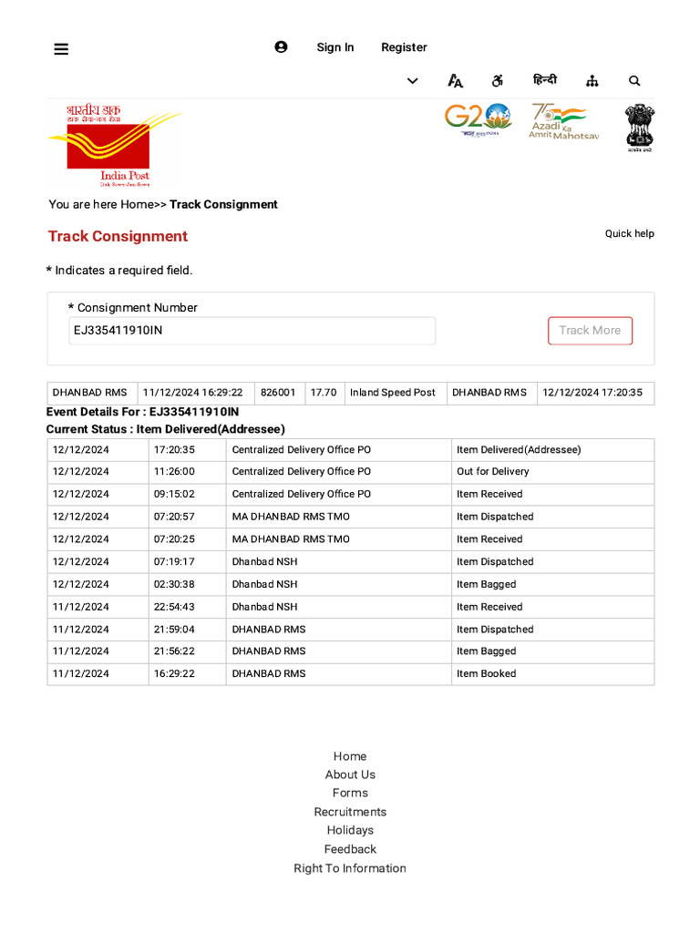 Track Consignment | PDF