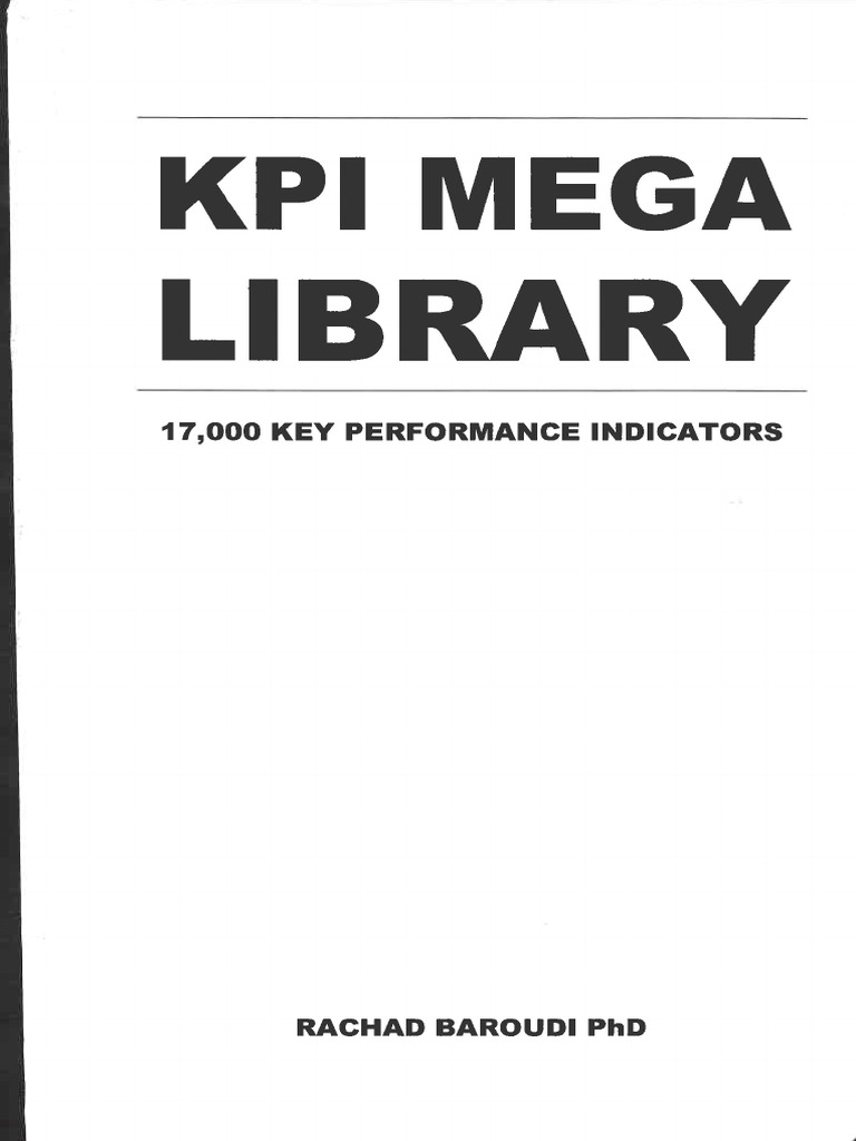 KPIs Mega Library | PDF