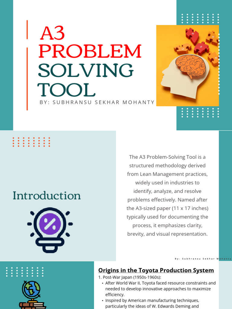 A3 Problem Solving Tool | PDF | Lean Manufacturing