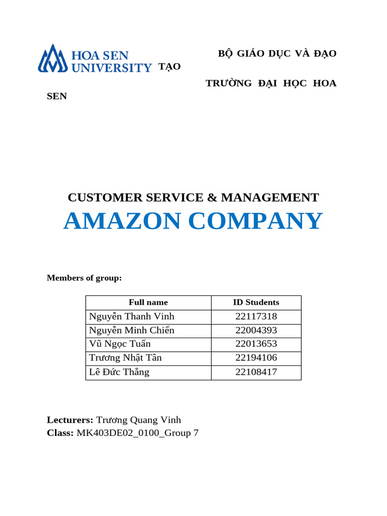 Amazon CRM Strategy Analysis | PDF | Customer Relationship Management ...