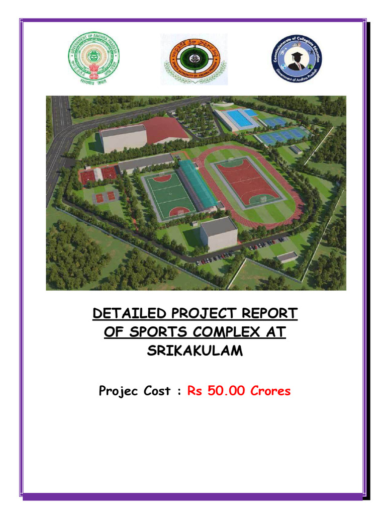 Srikakulam Sports Complex Development | PDF | Track And Field