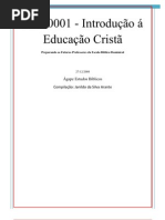 EDU0001 - Introdução à educação cristã 20112010