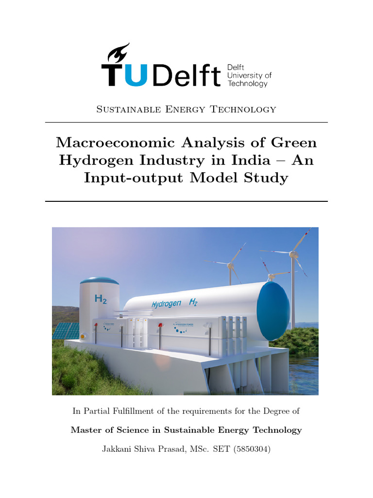 Green Hydrogen Economic Impact in India | PDF | Renewable Energy ...