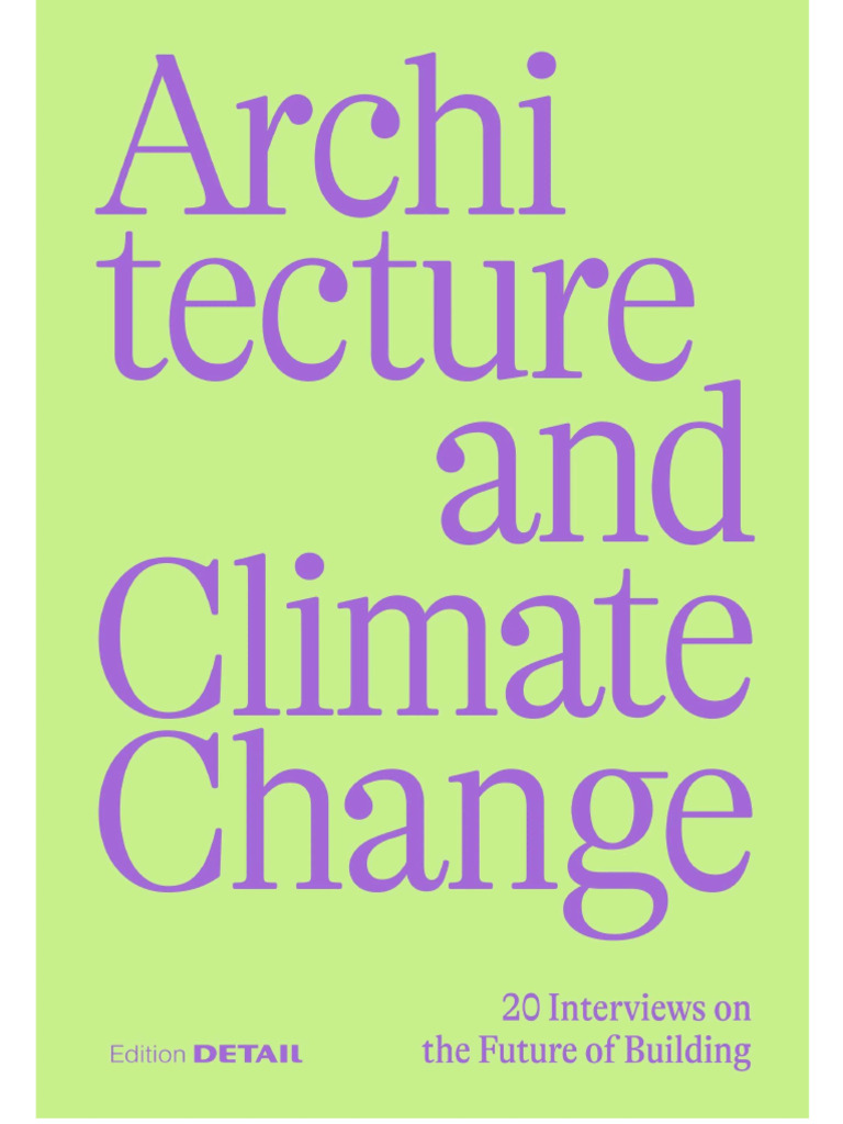Architecture and Climate Change | PDF