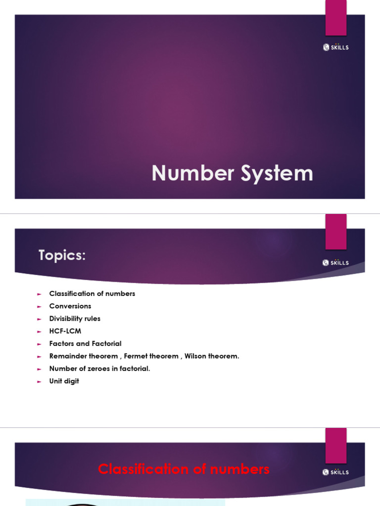 Number System Questions and Concepts | PDF | Prime Number | Numbers
