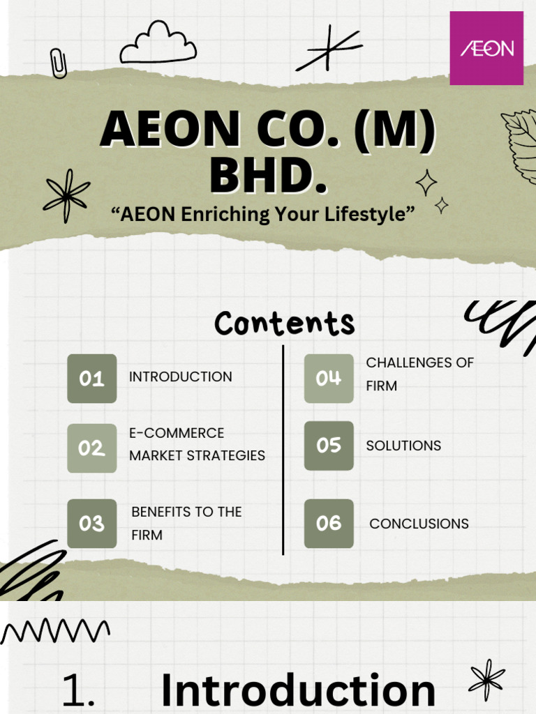 MGT547 - Infographic Presentation - Aeon | PDF | Online Shopping | E ...
