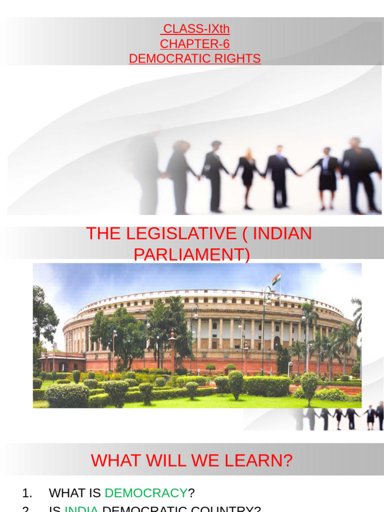 Ch-5 Democratic Rights 1 | PDF | Democracy | Political Ideologies