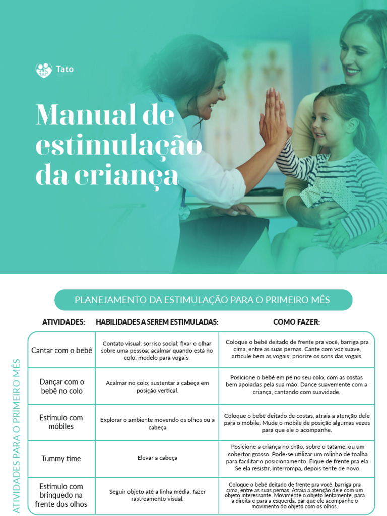 Manual de Estimulação Da Criança | PDF | Brinquedos | Som