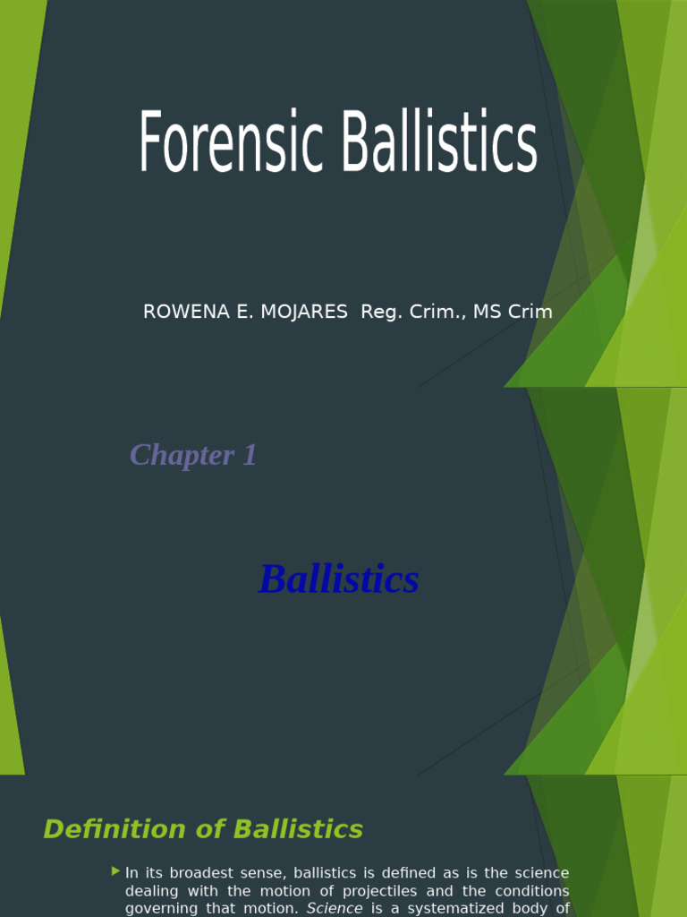 Understanding Ballistics and Motion | PDF | Gun Barrel | Bullet