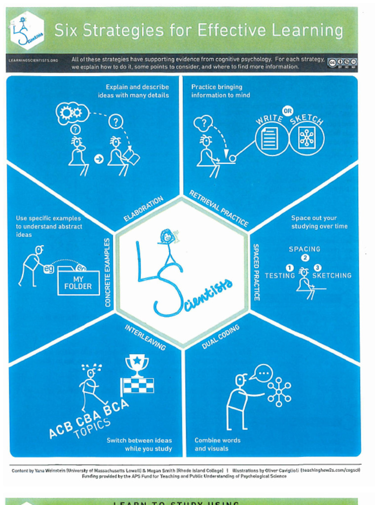 Six Strategies For Learning | PDF