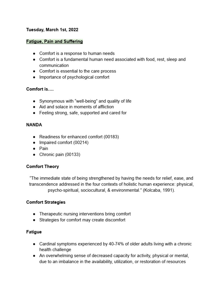 Class Notes | PDF | Grief | Psychological Resilience