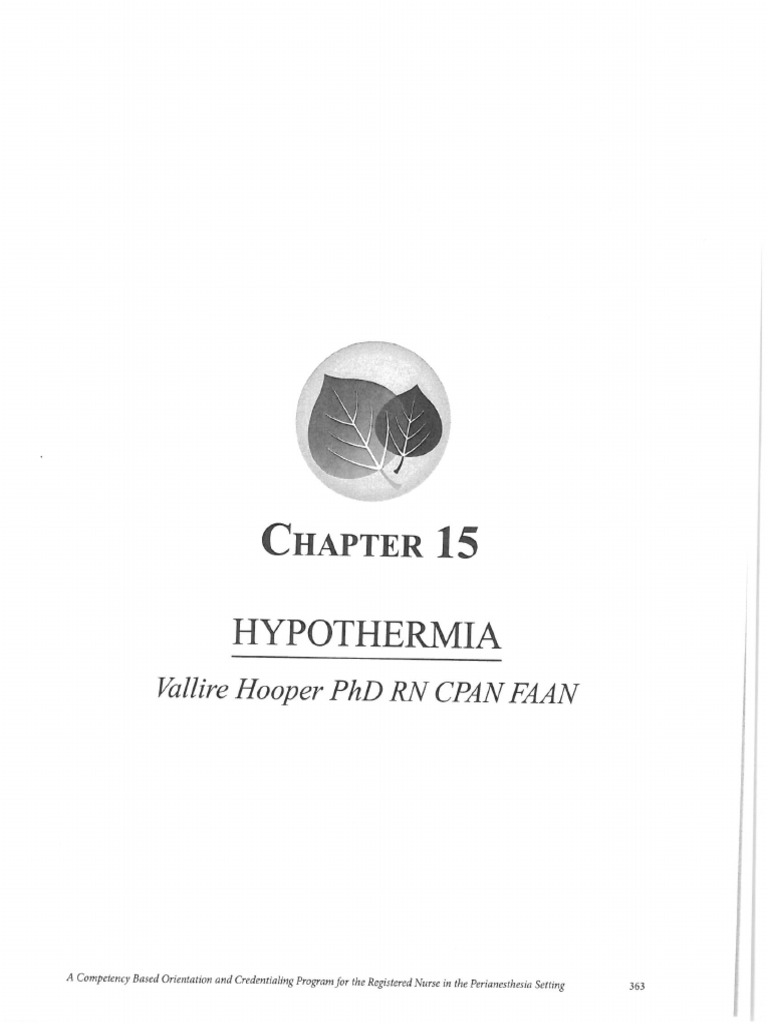 15 Hypothermia Pdf