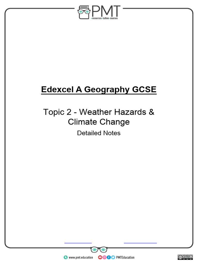 Weather Hazards and Climate Change | PDF | Greenhouse Effect | Tropical ...