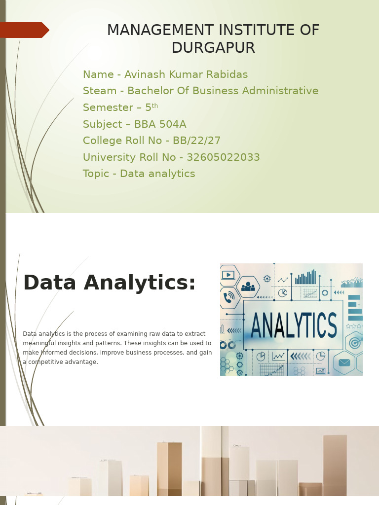 Avinash Kumar Rabidas - BBA 504A - Data Analytics | PDF | Analytics ...