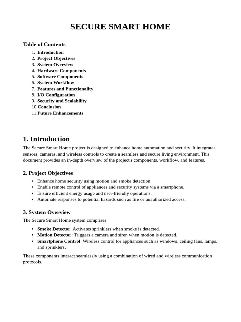 Project (Document) | PDF | Home Automation | Smartphone