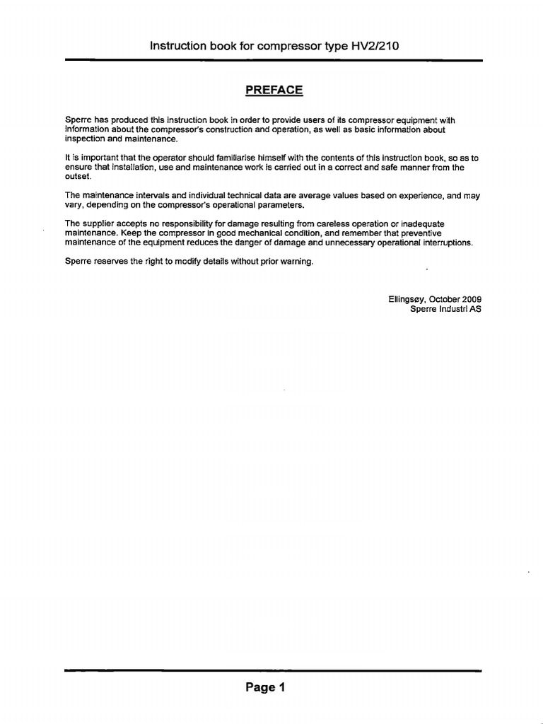 Air Compressor Sperre | PDF