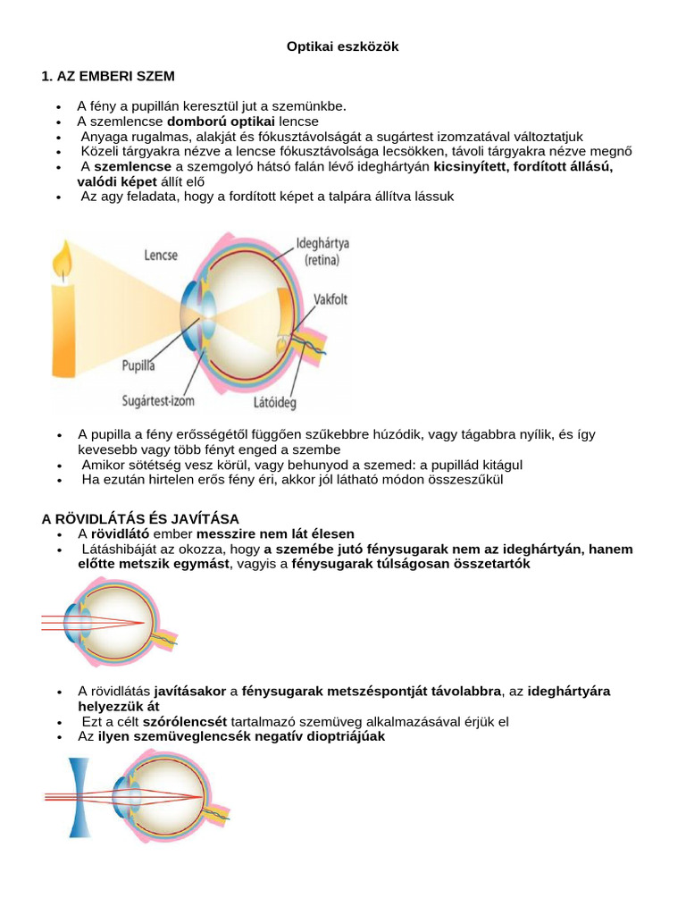 Optikai Eszközök | PDF
