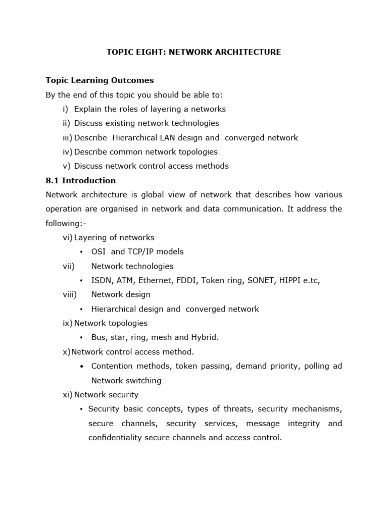 Understanding Network Architecture Basics | PDF | Computer Network ...