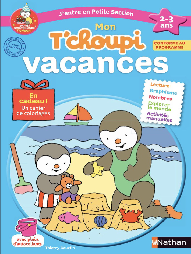 Tps Cahier de Vacances Tchoupi | PDF