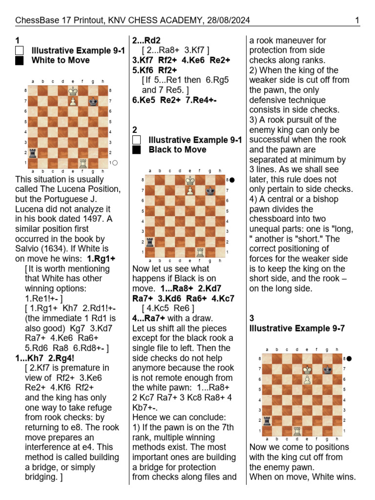 End Game Rook 4th Rank | PDF | Board Games | Traditional Games