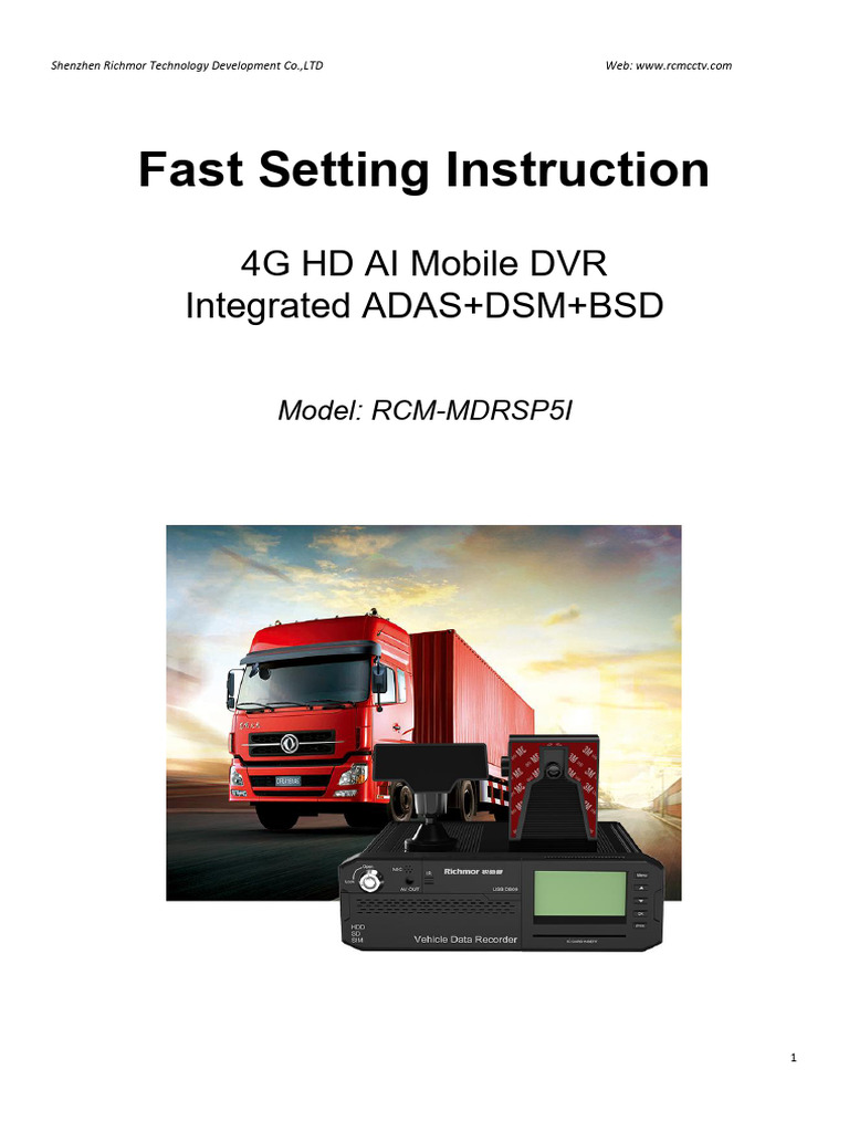 SP5I Fast AI Setting Instruction-V202202 | PDF | Wi Fi | Camera