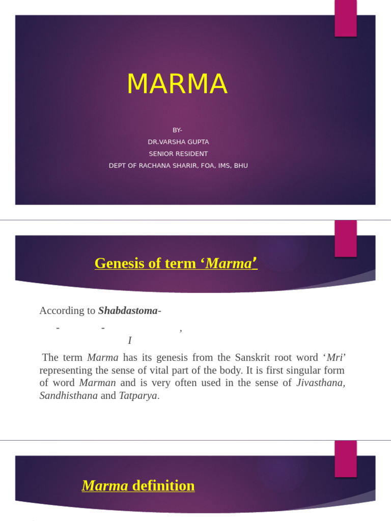 Marma | PDF