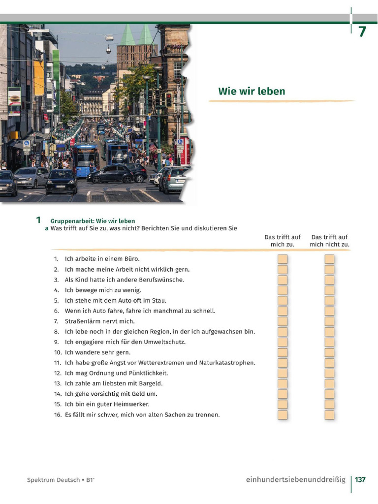 B1 - 2 Spektrum Deutsch B1+ | PDF