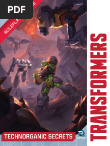 Transformers Technorganic Secrets