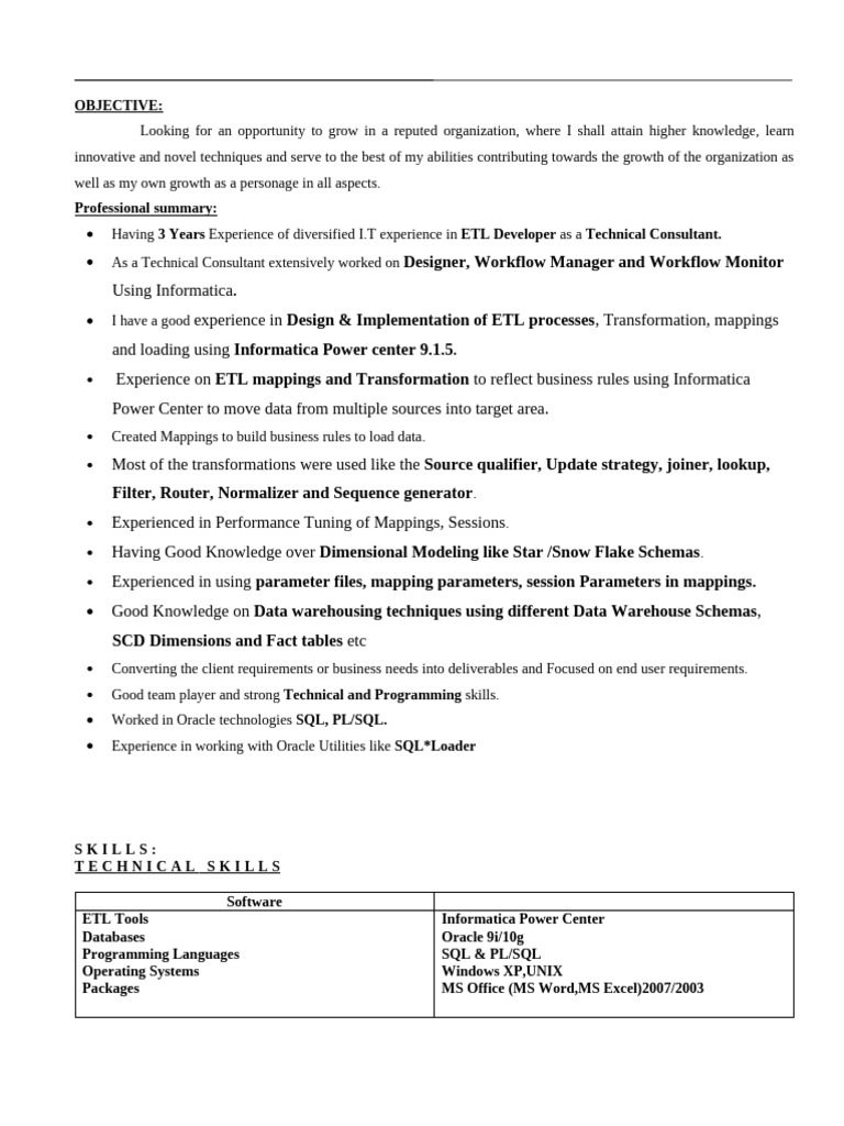 Kumar ETL Resume | PDF | Data Warehouse | Databases