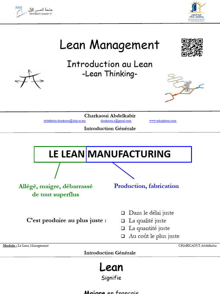 Introduction au Lean Management et Gaspillages | PDF | Lean (production ...