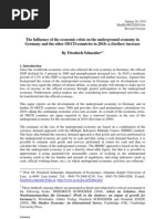 Download The Influence of the economic crisis on the underground economy in Germany and the other OECD-countries in 2010 a further increase By Friedrich Schneider by LeSoir SN81232881 doc pdf