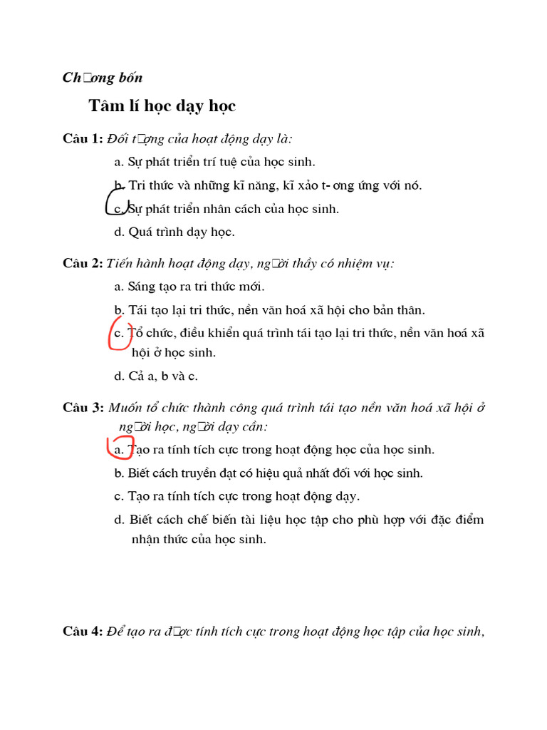Tâm lý dạy học, giáo dục, nhân cách | PDF