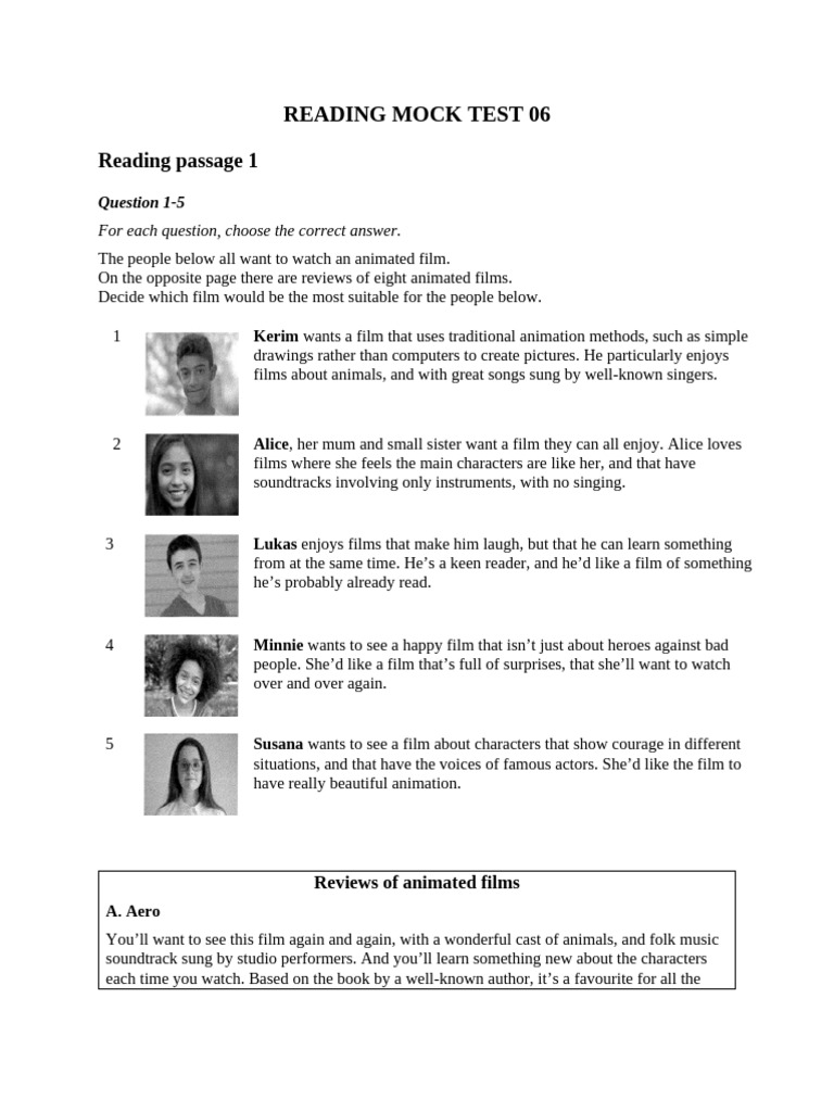 Reading Mock Test 2 | PDF | Egg | Nest
