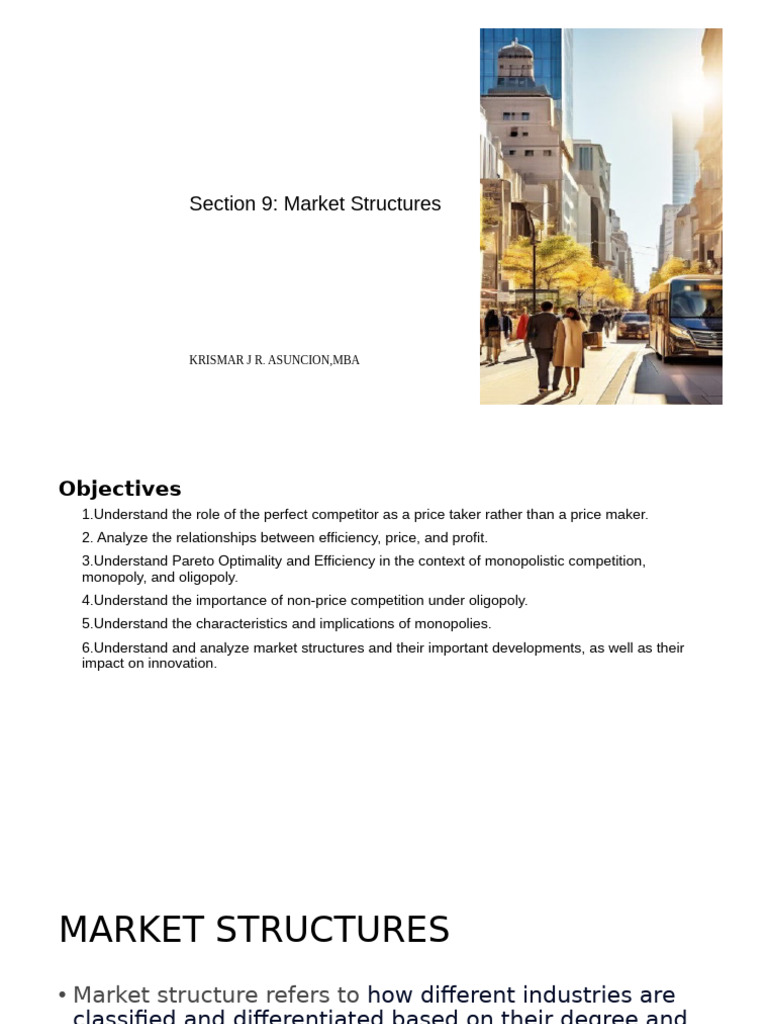 Understanding Market Structures and Efficiency | PDF | Cooperative ...