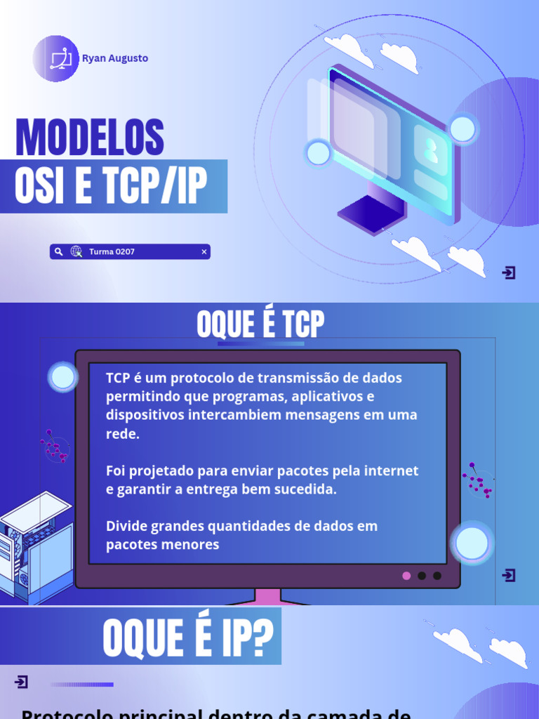 Entendendo TCP/IP e Modelos OSI | PDF | Rede de computadores | Suíte de ...