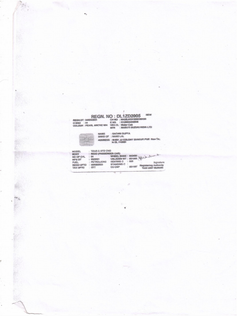 2005 RC Front | PDF