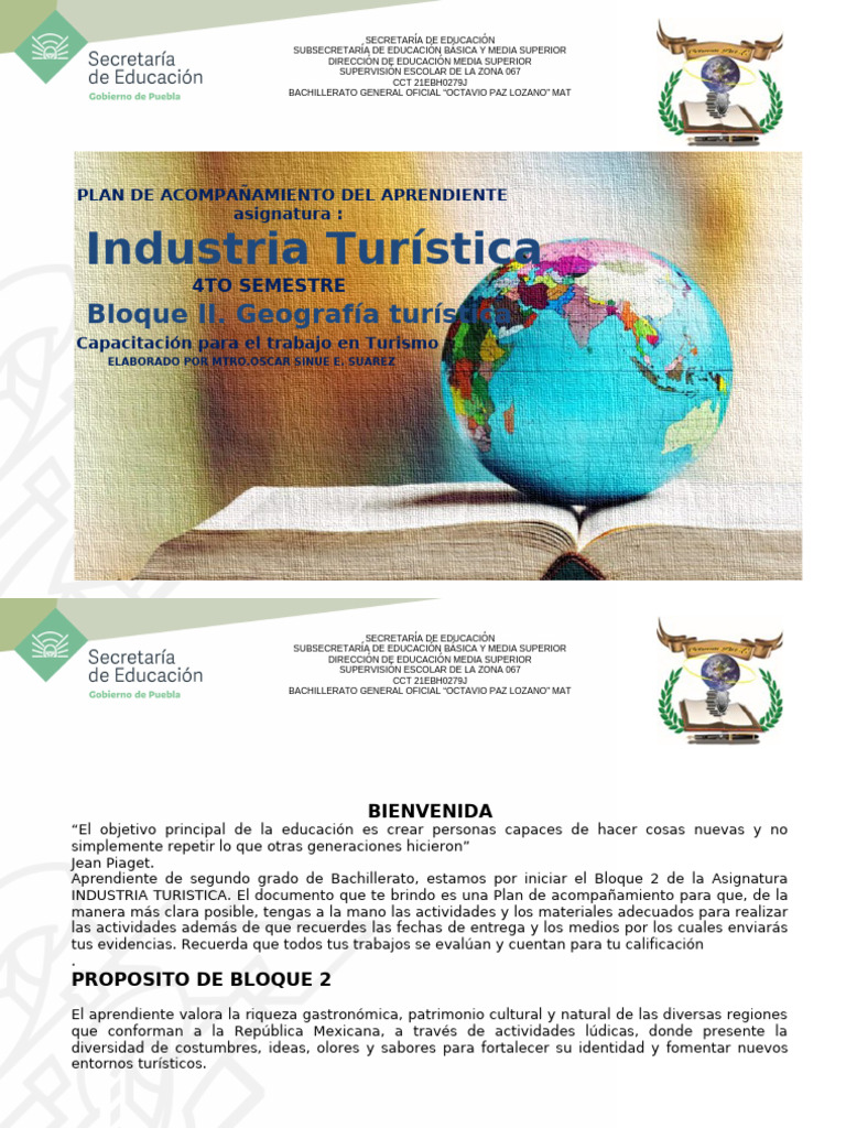 2D Plan Industria Turistica Bloque 2 | PDF | Patrimonio de la Humanidad