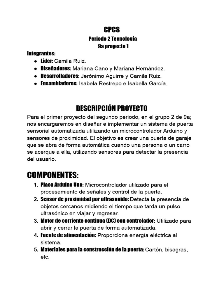 CPCS Proyecto Grupo 2 | PDF | Biometría | Autenticación