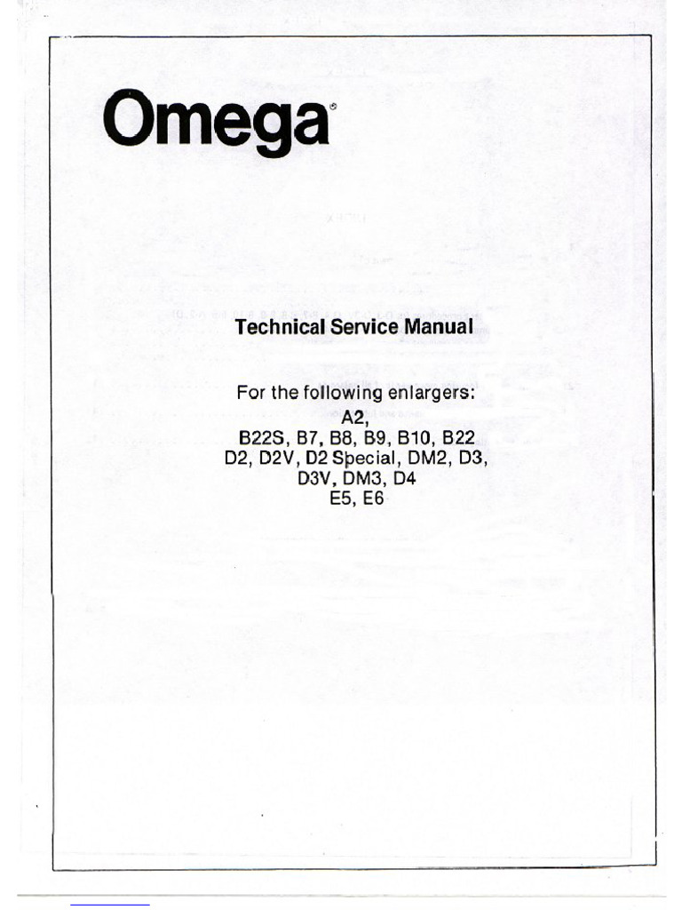 Omega d2 | PDF