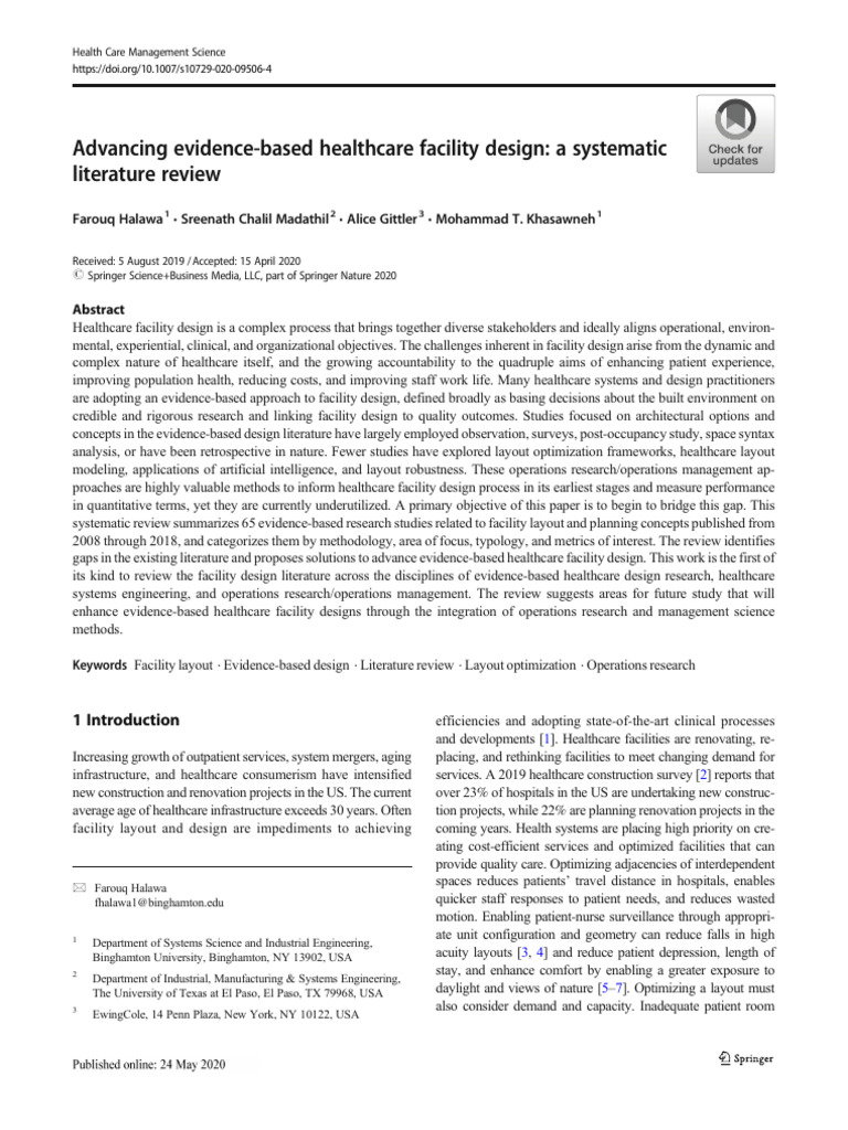 10.1007@s10729 020 09506 4 | PDF | Systematic Review | Evidence Based ...