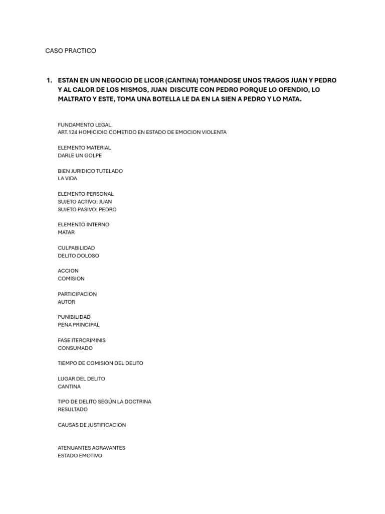 Análisis de Delitos Comunes en Guatemala | PDF | Intención (Derecho