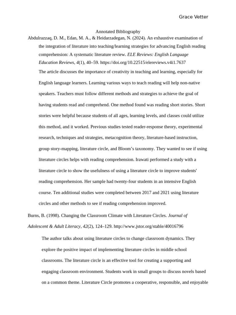 ANNOTATED BIBLIOGRAPHY EXAMPLE PDF FOR STUDENTS visual data 7