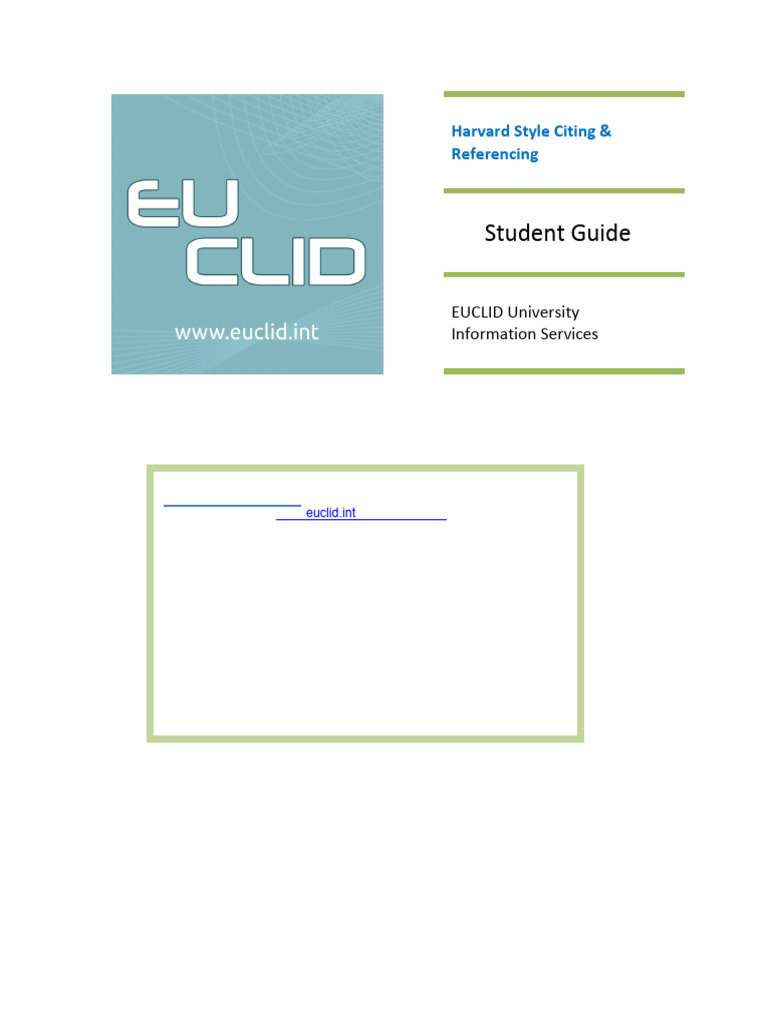 Harvard Citing & Referencing Guide | PDF | Citation | Human Communication