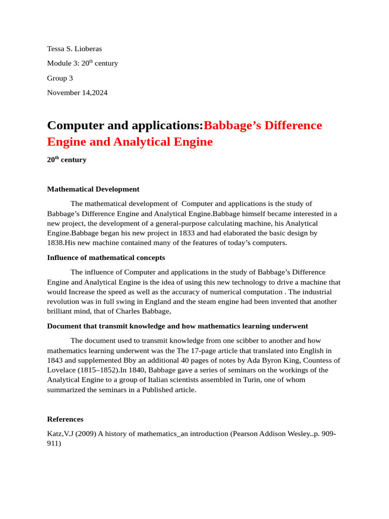 20th C-Computers and Applications | PDF | Mathematics | Mathematical Logic