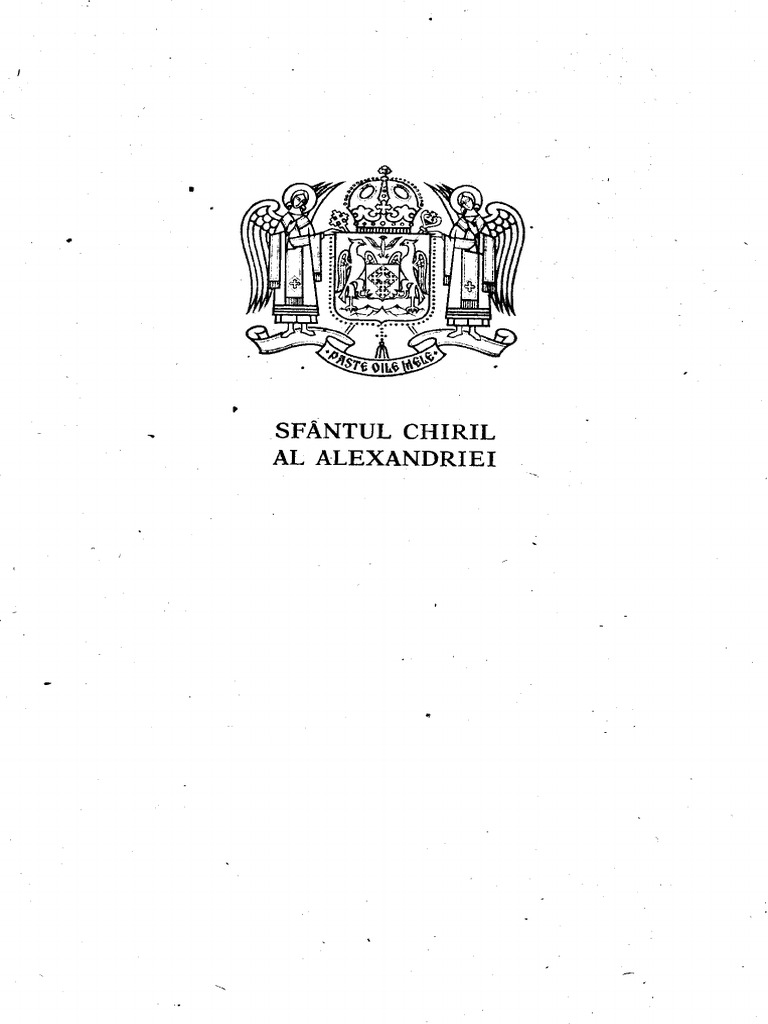 PSB 40 Sfantul Chiril Al Alexandriei Scrieri III Despre Sfanta Treime ...